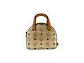 MCM Half Moon Mini Round Top Tote Crossbody Bag