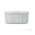 MCM Small Mode Travia Pebbled Visetos Leather Shoulder Crossbody Clutch Bag