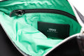 Versace Large Black Nylon Fabric Medusa Convertible Pouch Clutch Wristlet Bag