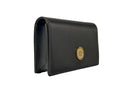 Versace Mini Chain Black Crossbody Wallet Bag