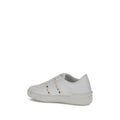 Valentino Garavani White Calf Leather Bos Taurus Sneakers