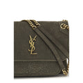 Saint Laurent Gray Lamb Ovis Aries Aries Shoulder Bag