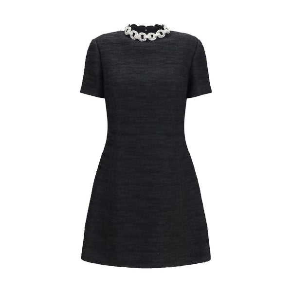 Valentino Black Cotton Casual Dress