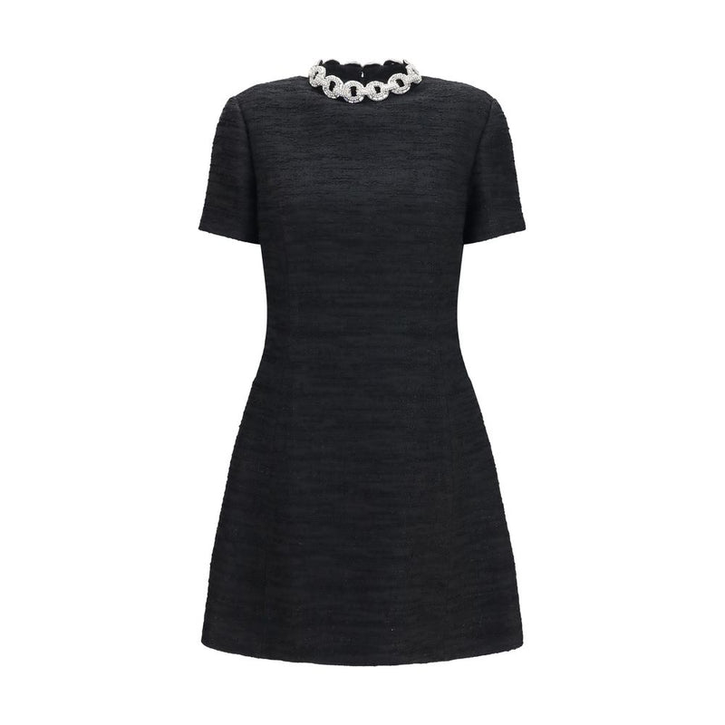 Valentino Black Cotton Casual Dress