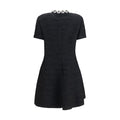 Valentino Black Cotton Casual Dress