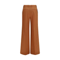 Chloé Orange Cotton Flared Pants