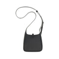 Tory Burch Black Calf Leather Bos Taurus Shoulder Bag