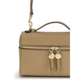 Tory Burch Beige Calf Leather Bos Taurus Handbag