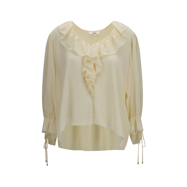 Chloé Beige Silk Blouse