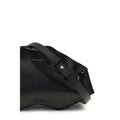 Alexander McQueen Black Calf Leather Bos Taurus Clutch Bag