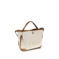 Chloé Beige Fabric Handbag