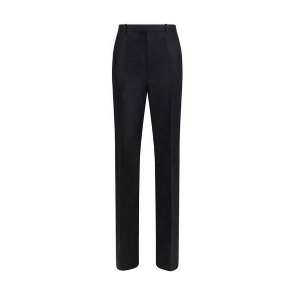 Gucci Black Silk Dress Pants