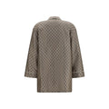 Gucci Beige Silk Dress Shirt