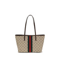 Gucci Beige Cotton Shoulder Bag