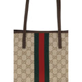 Gucci Beige Cotton Shoulder Bag