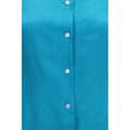 Gucci Blue Silk Dress Shirt