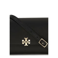 Tory Burch Black Calf Leather Bos Taurus Shoulder Bag