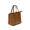 Tory Burch Brown Calf Leather Bos Taurus Shoulder Bag