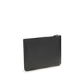 Valentino Garavani Black Calf Leather Bos Taurus Clutch Bag
