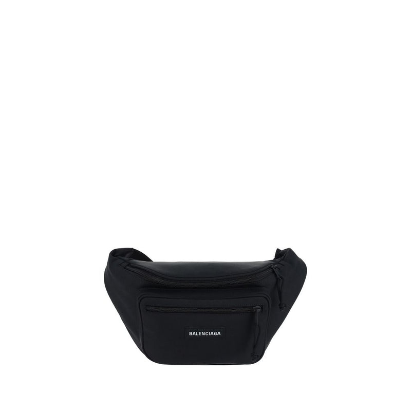 Balenciaga Black Polyester Clutch Bag
