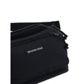 Balenciaga Black Polyester Clutch Bag