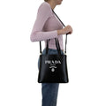 Prada Black Calfskin Tote Bag