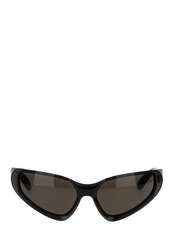 Balenciaga Black Nylon Sunglasses