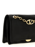 Valentino Garavani Black Lamb Leather Shoulder Bag