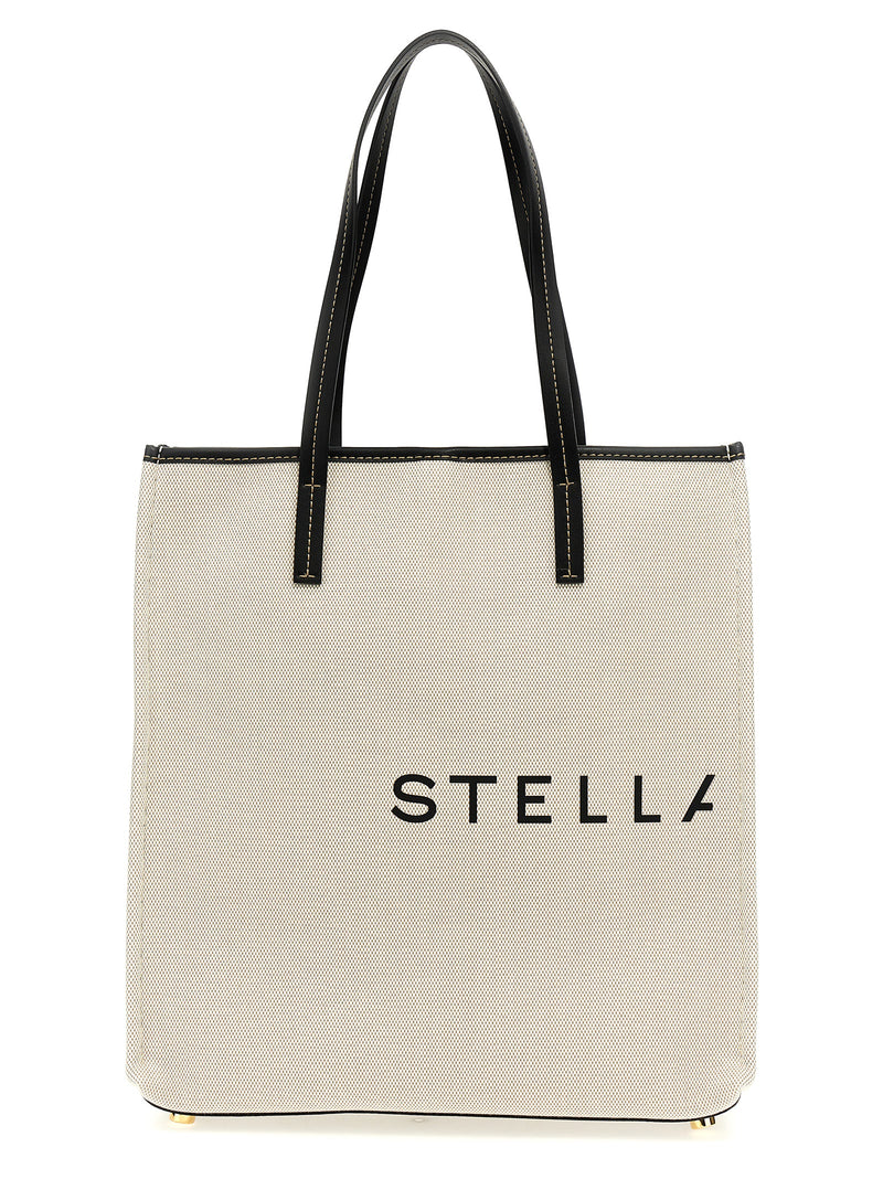 Stella McCartney Beige Cotton Tote Bag