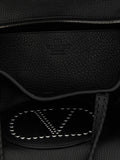 Valentino Garavani Black Calfskin Tote Bag
