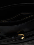 Moschino Black Leather Crossbody Bag