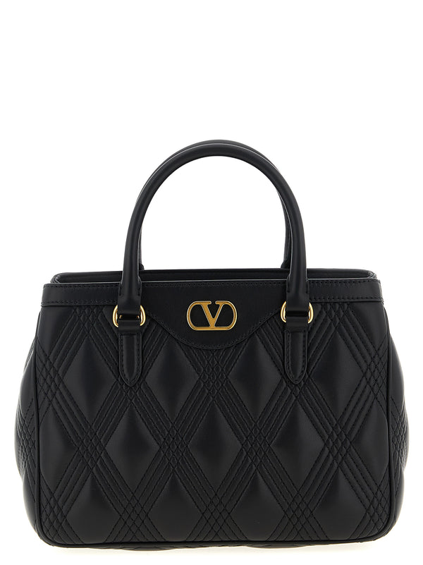 Valentino Garavani Black Lamb Leather Handbag