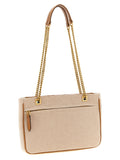 Valentino Garavani Brown Cotton Shoulder Bag