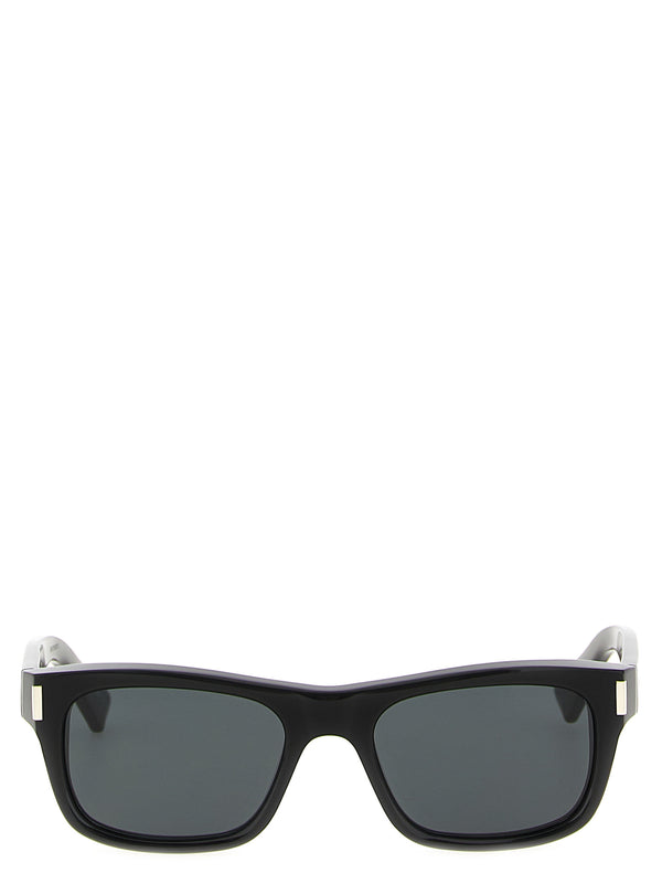 Saint Laurent Black Acetate Sunglasses