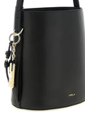 Furla Black Calfskin Shoulder Bag