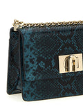 Furla Blue Goatskin Crossbody Bag