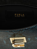 Furla Blue Goatskin Crossbody Bag