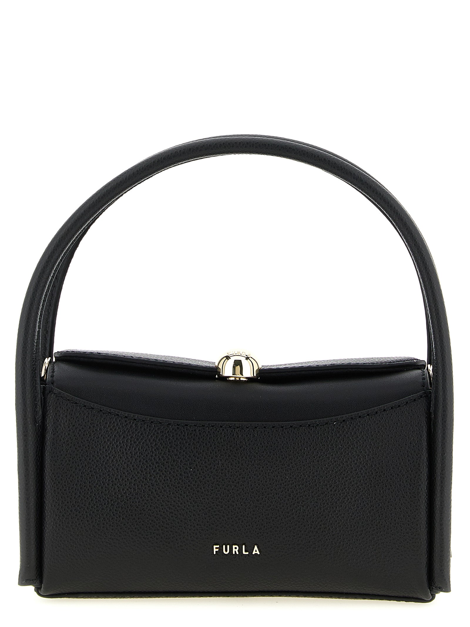 Furla Black Calfskin Handbag