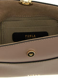 Furla Gray Calfskin Handbag