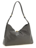 Furla Gray Calfskin Shoulder Bag