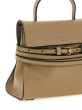 Moschino Beige Napa Leather / Calf Bos Taurus Handbag