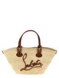 Christian Louboutin Beige Raffia Handbag