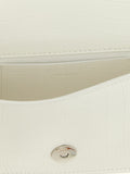 Alexander McQueen White Calfskin Shoulder Bag