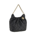 Tory Burch Black Calf Leather Bos Taurus Handbag