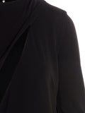 Versace Black Viscose Short Dress