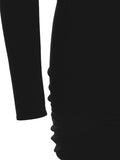 Versace Black Viscose Short Dress