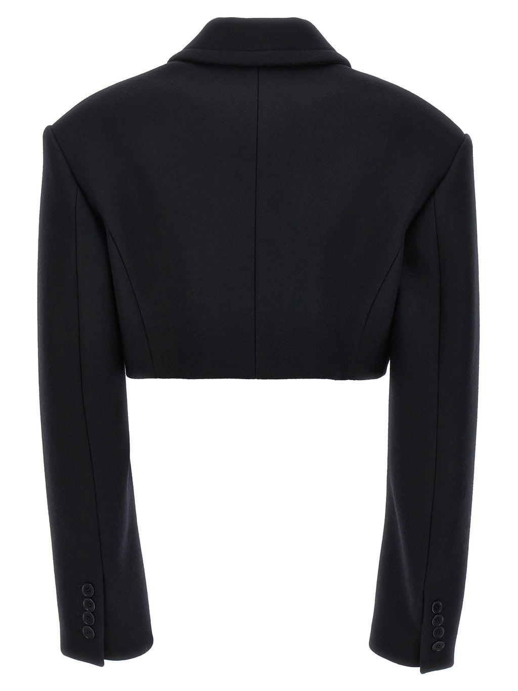 Stella McCartney Black Wool Full-Length Jacket