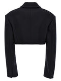 Stella McCartney Black Wool Full-Length Jacket