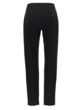 Ferragamo Black Elastane Skinny Pants
