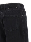 Golden Goose Black Cotton Relaxed Fit Jeans